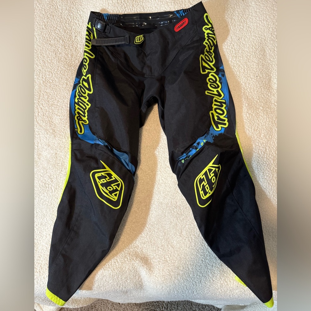 Troy Lee Designs Black and Blue Men's Pants